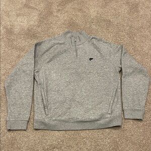 Men's Fabletics Gray Go-To Quarter-Zip